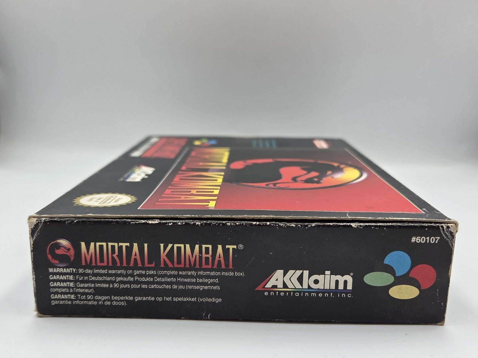 SNES Super Nintendo Mortal Kombat mit OVP und Anleitung EUR - T-Retro-Games 