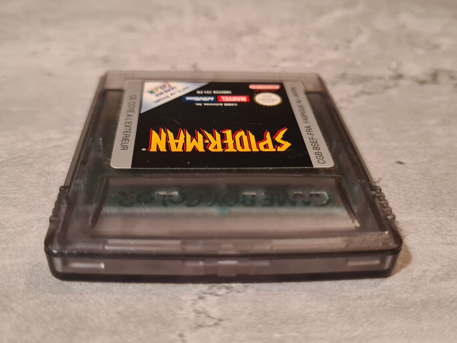 Nintendo Game Boy Color Spider-Man FRA Modul - T-Retro-Games 