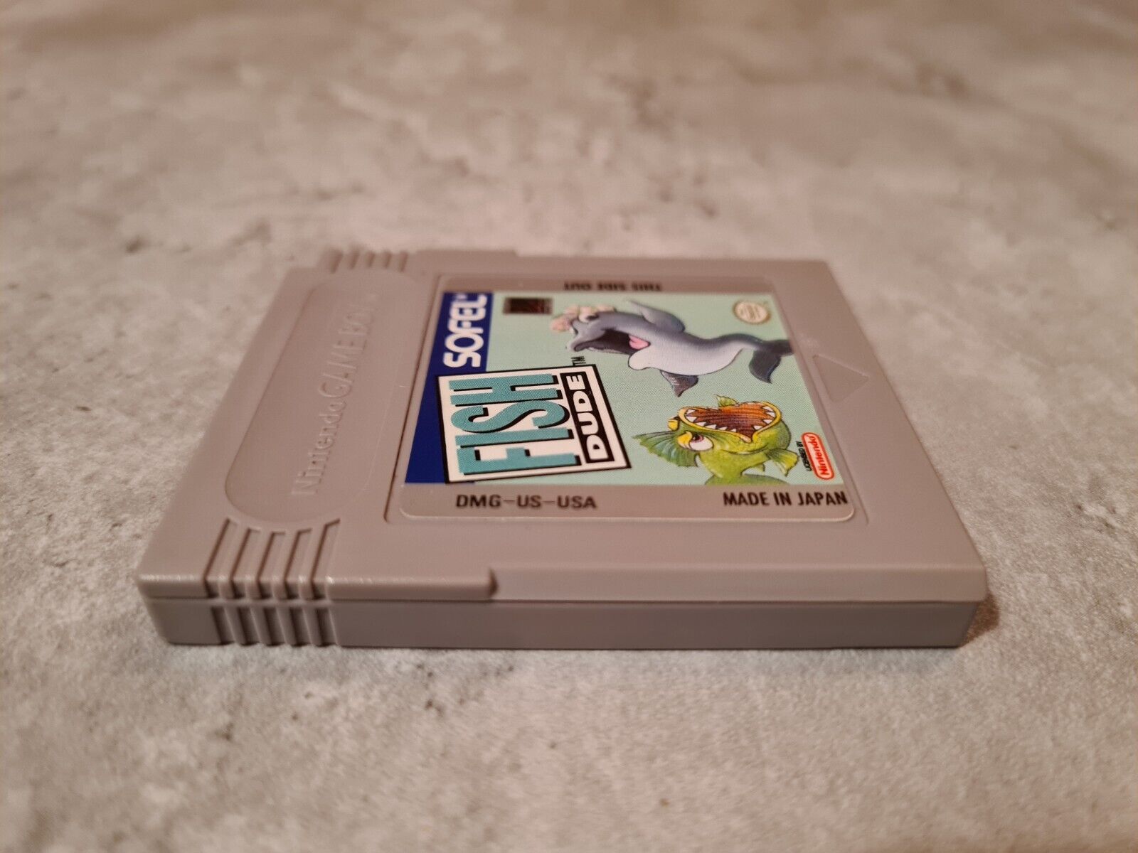 Nintendo Gameboy Classic Spiel Fish Dude Modul USA - T-Retro-Games 