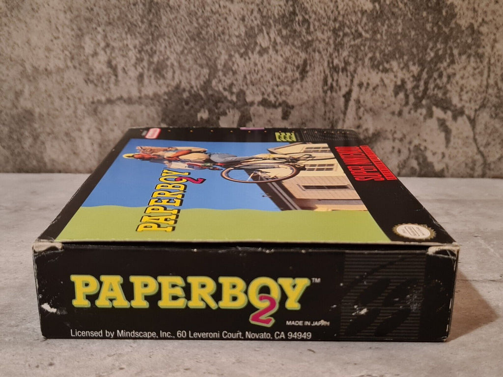 SNES Super Nintendo Paperboy 2 mit OVP und Anleitung NTSC-USA - T-Retro-Games 