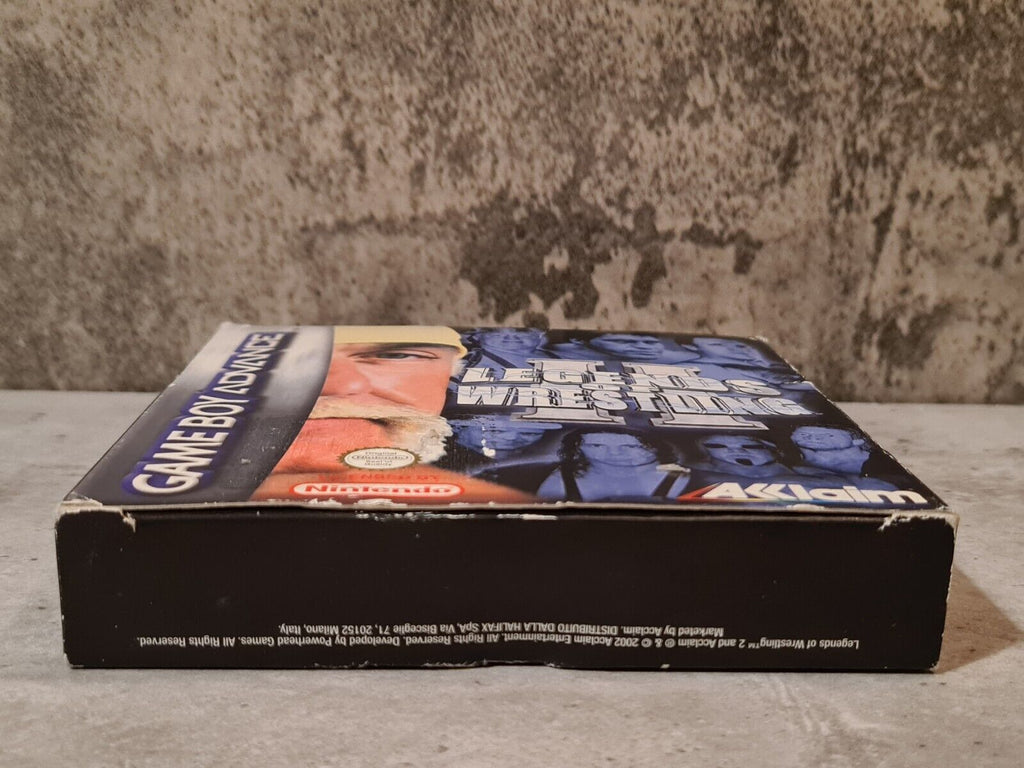 Nintendo Game Boy Advance Legends of Wrestling II mit OVP und Anleitung ITA - T-Retro-Games 