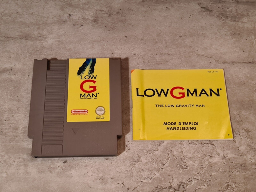Nintendo NES Low G Man mit OVP und Anleitung FAH - T-Retro-Games 