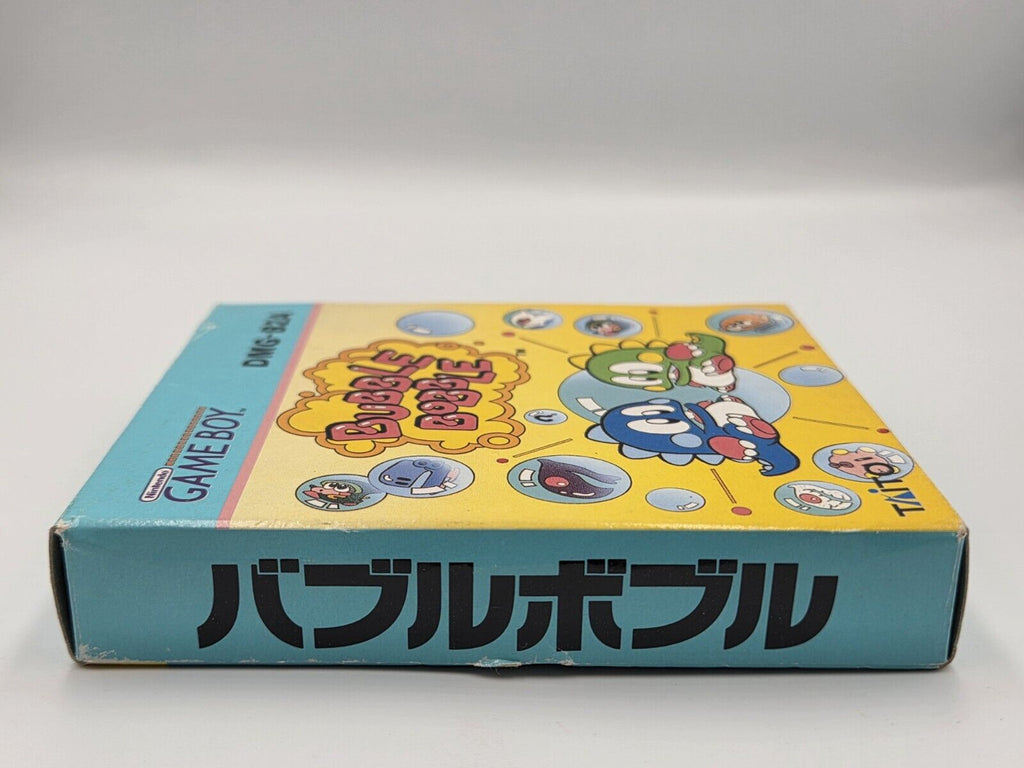 Nintendo Game Boy Classic Spiel Bubble Bobble mit OVP und Anleitung Japan - T-Retro-Games 