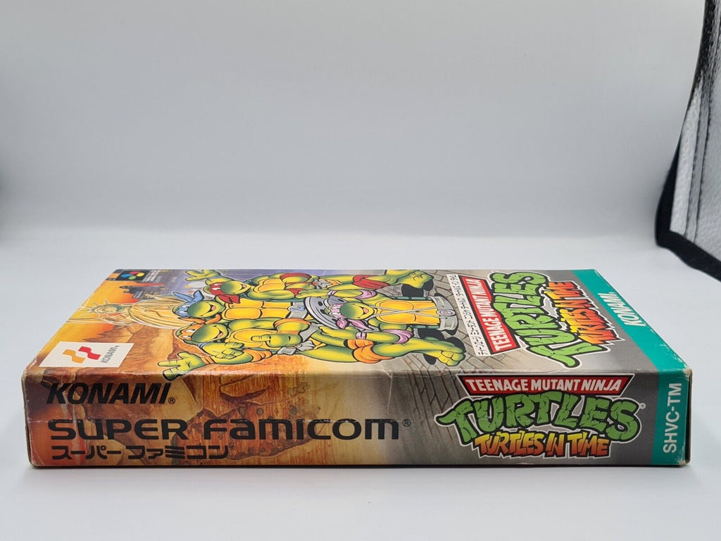 SFC Super Famicom Turtles in Time mit OVP und Anleitung Japan - T-Retro-Games 
