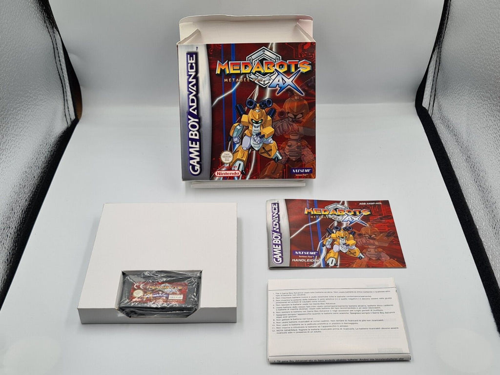 Nintendo Game Boy Advance Medabots Metabee Ver. AX mit OVP und Anleitung EUR - T-Retro-Games 