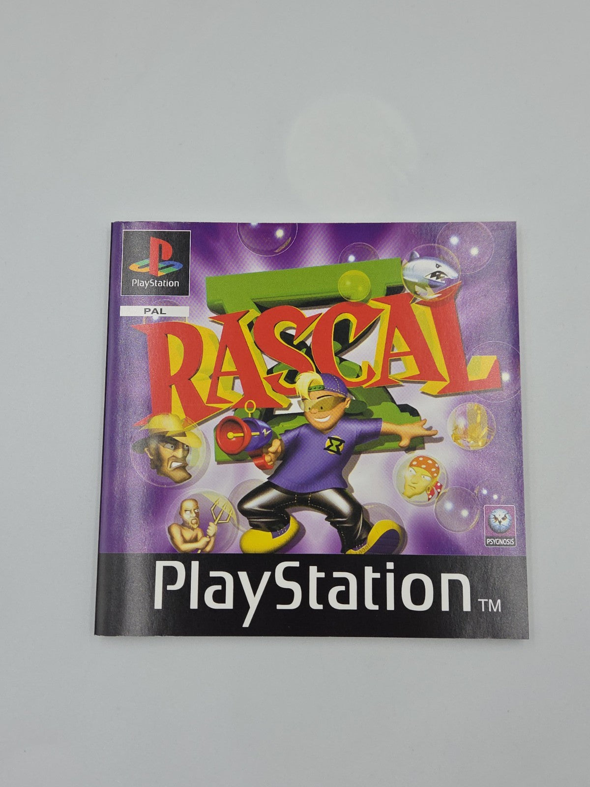 PS1 Playstation 1 Spiel Rascal mit OVP und Anleitung Multilingual