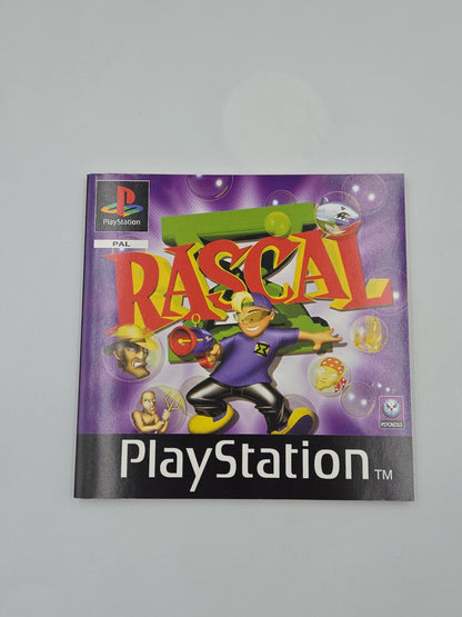 PS1 Playstation 1 Spiel Rascal mit OVP und Anleitung Multilingual