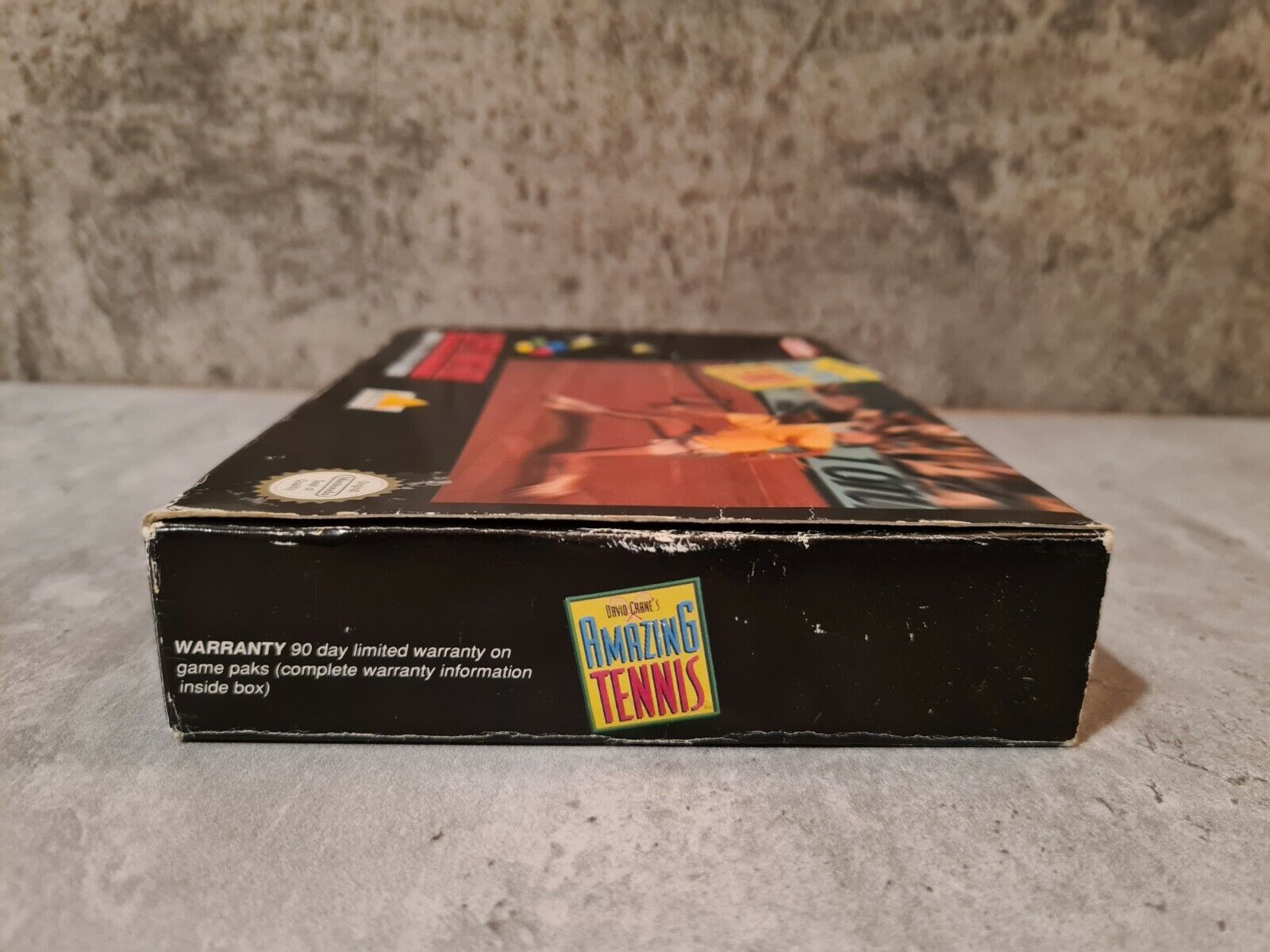 SNES Super Nintendo David Crane's Amazing Tennis mit OVP und Anleitung UKV - T-Retro-Games 