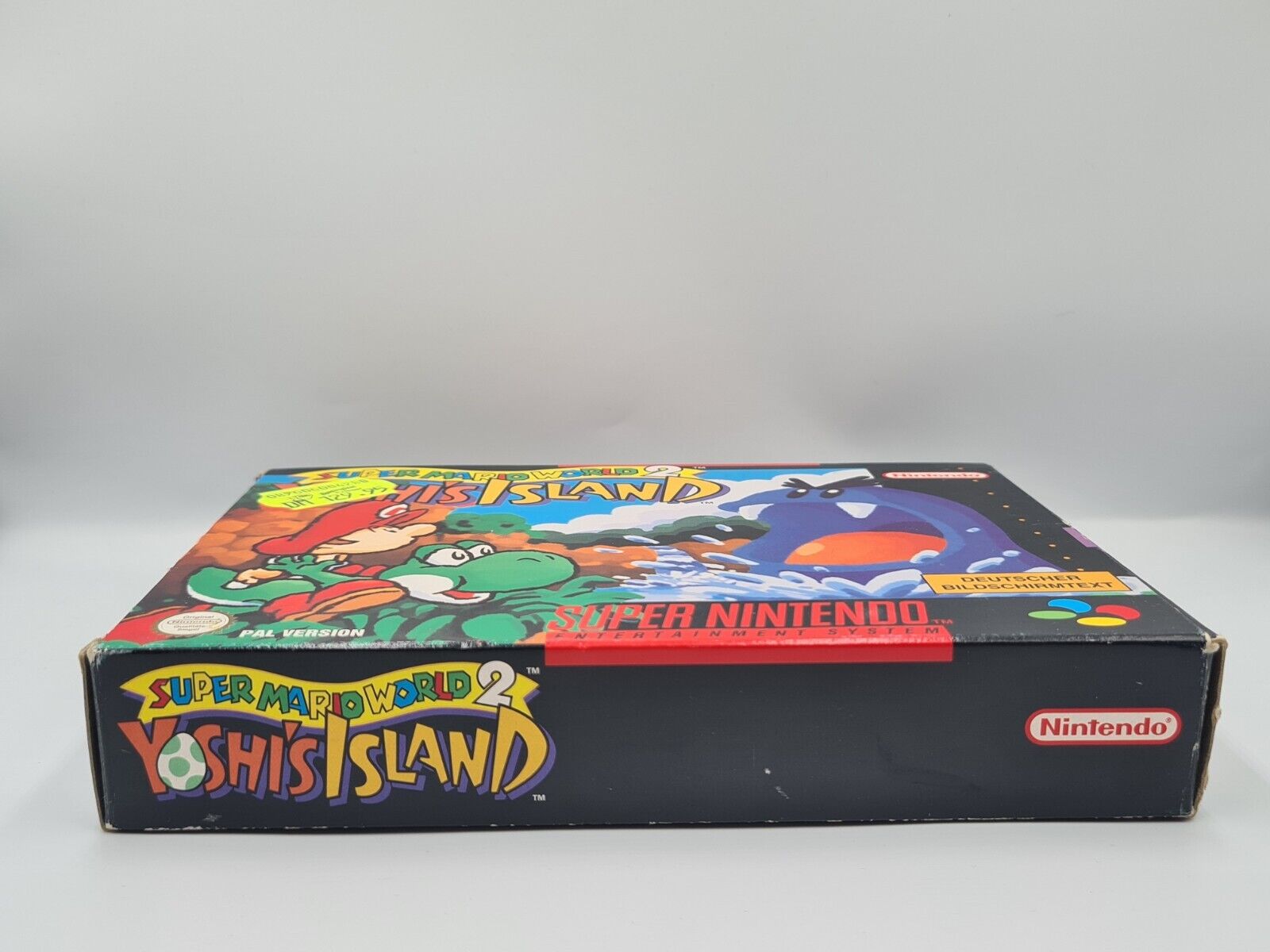 SNES Super Nintendo Super Mario World 2: Yoshi's Island mit OVP + Anleitung NOE - T-Retro-Games 