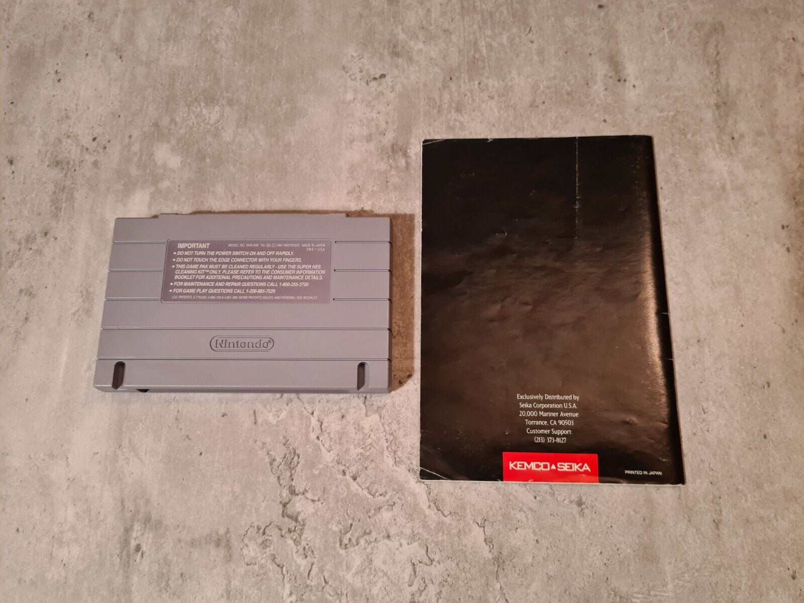 SNES Super Nintendo Drakkhen mit OVP und Anleitung NTSC USA - T-Retro-Games 