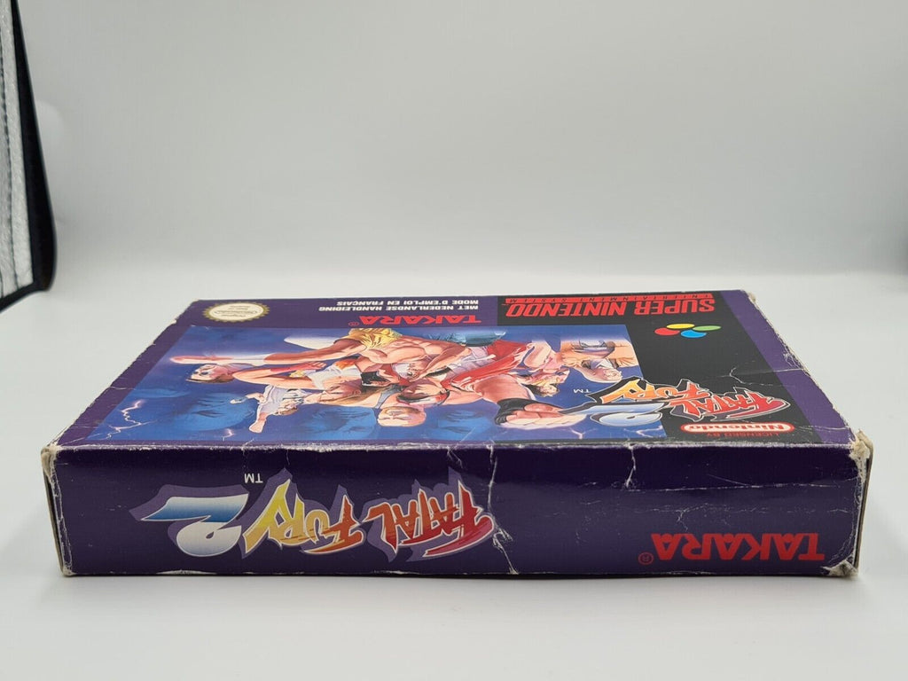 SNES Super Nintendo Fatal Fury 2 mit OVP und Anleitung FAH - T-Retro-Games 