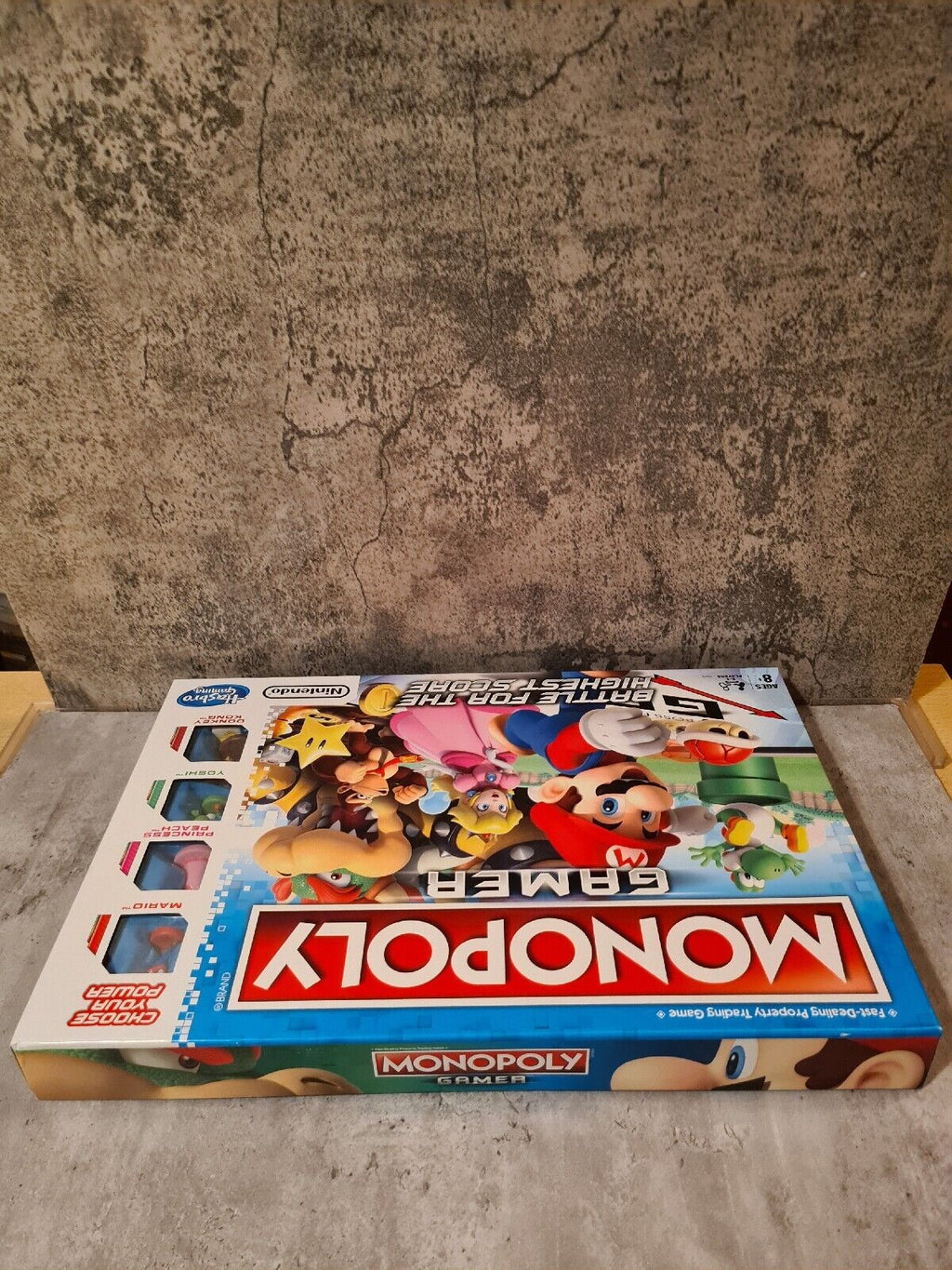 Monopoly Gamer Super Mario Hasbro Sealed Neu New Englisch English - T-Retro-Games 