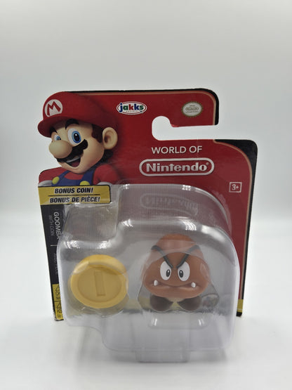  World of Nintendo Collectible Figur Goomba with Coin Neu New Sealed