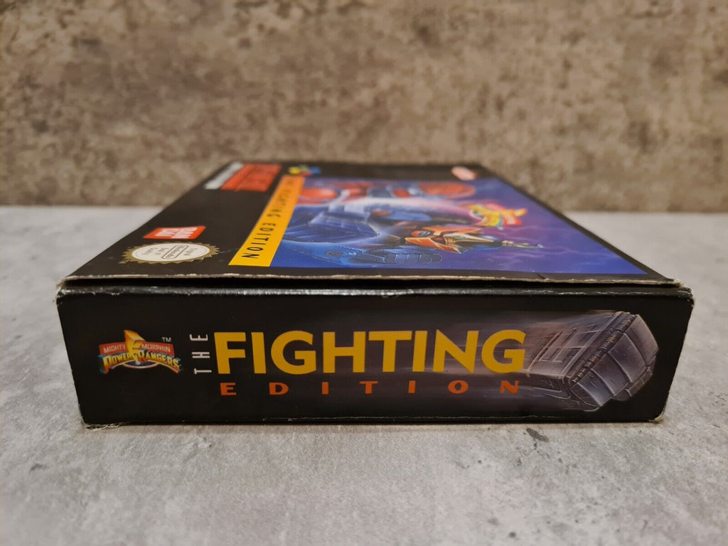 SNES Super Nintendo Power Rangers The Fighting Edition mit OVP und Anleitung UKV - T-Retro-Games 