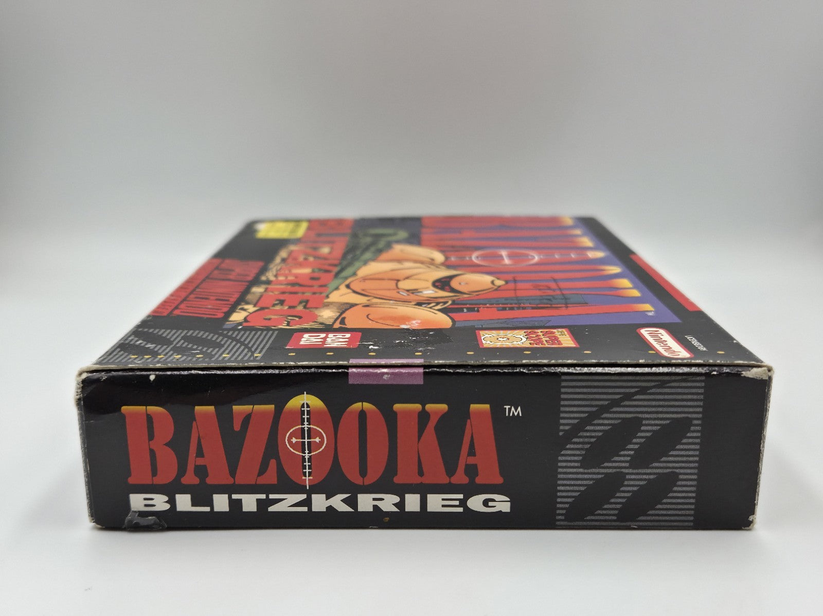 SNES Super Nintendo Spiel Bazooka Blitzkrieg mit OVP und Anleitung NTSC USA
