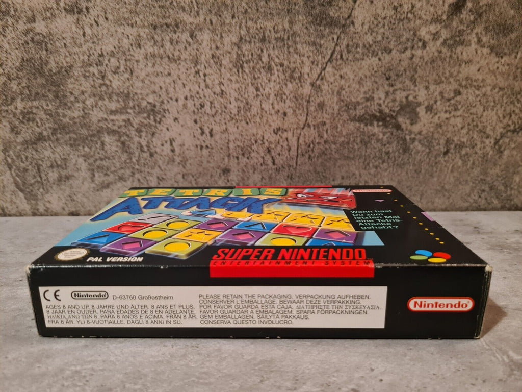SNES Super Nintendo Tetris Attack mit OVP und Anleitung NOE - T-Retro-Games 