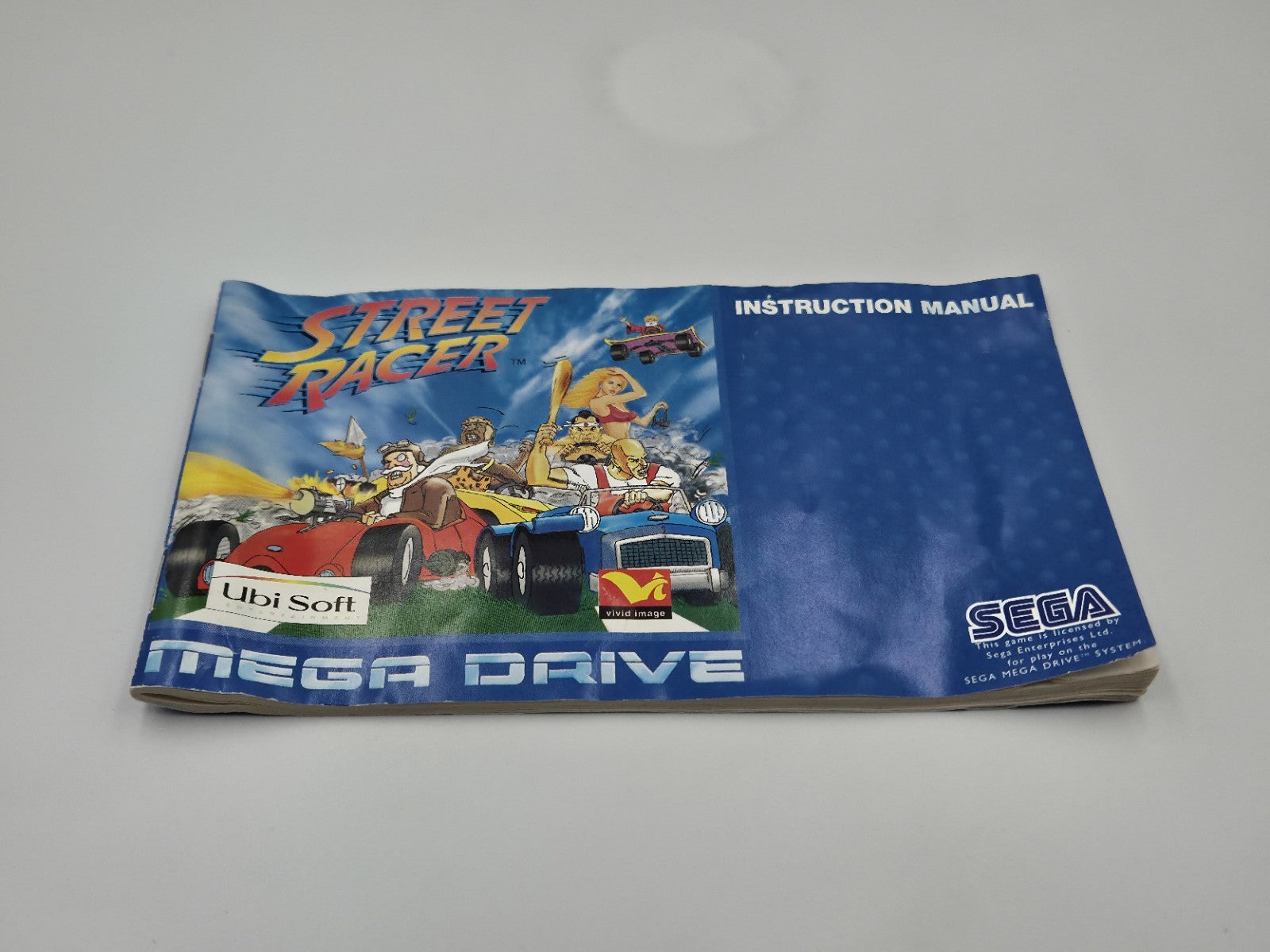 Sega Mega Drive Spiel Street Racer mit OVP und Anleitung Multilingual 