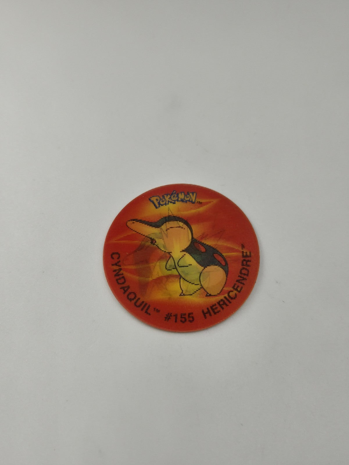 Pokemon Flippo No. 7 Cyndaquil #155 2001 Nintendo 