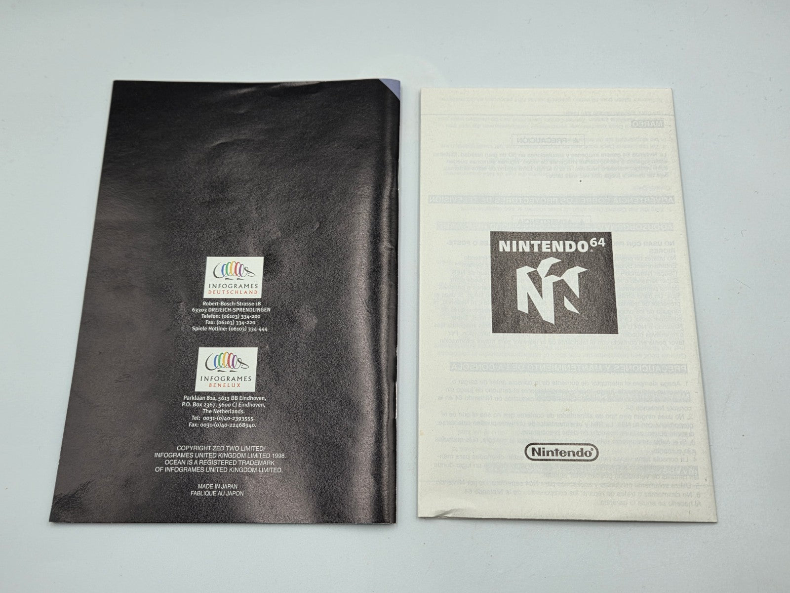 N64 Nintendo 64 Wetrix mit OVP und Anleitung EUR