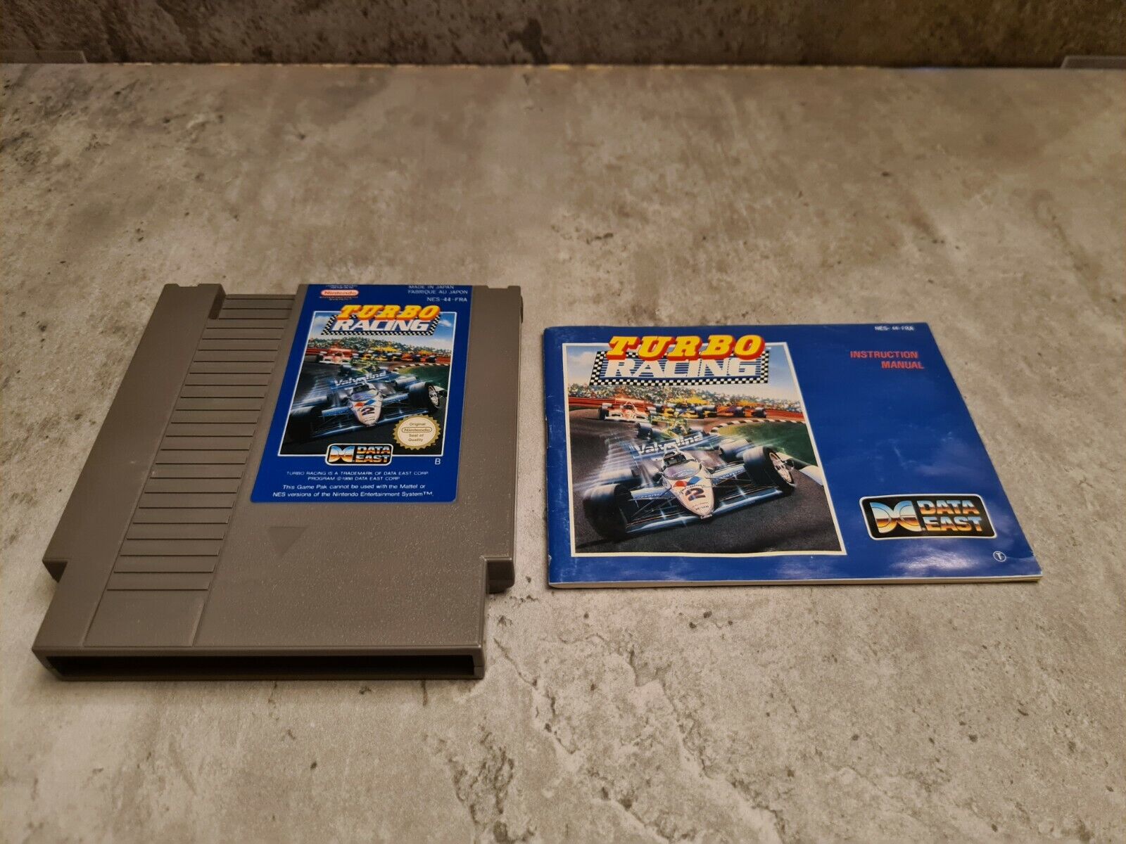 Nintendo NES Turbo Racing mit OVP und Anleitung FAH - T-Retro-Games 