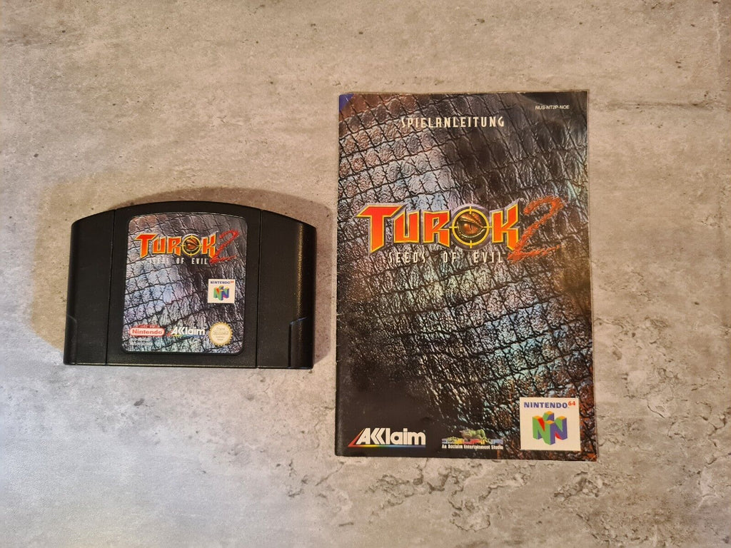 N64 Nintendo 64 Turok 2 : Seeds of Evil mit OVP und Anleitung NOE - T-Retro-Games 