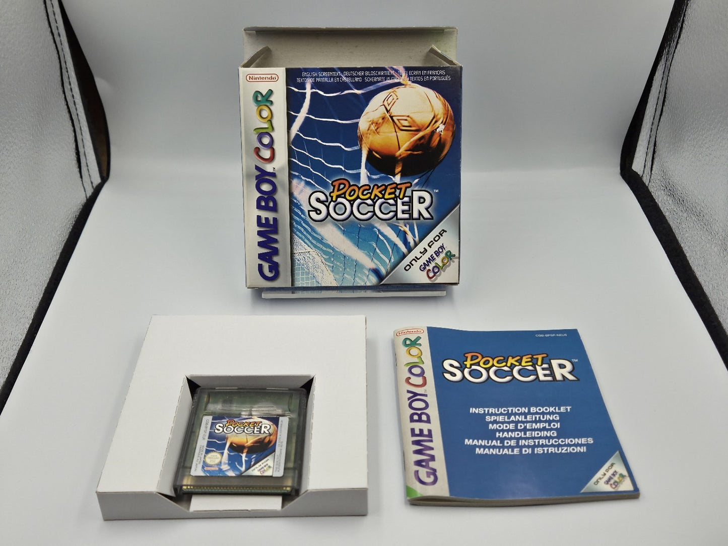 Nintendo Game Boy Color Pocket Soccer mit OVP und Anleitung EUR