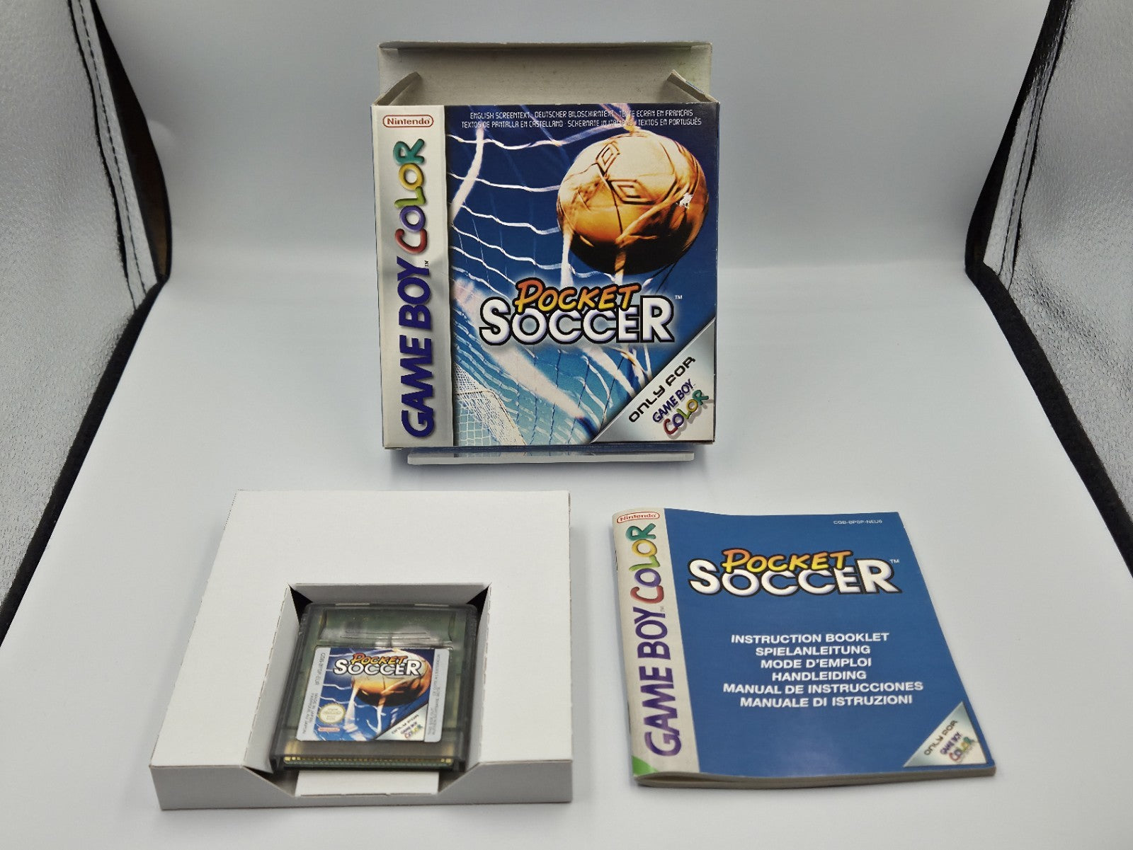 Nintendo Game Boy Color Pocket Soccer mit OVP und Anleitung EUR