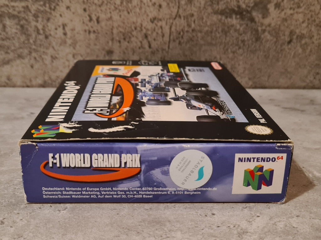 N64 Nintendo 64 F-1 World Grand Prix mit OVP und Anleitung NOE - T-Retro-Games 