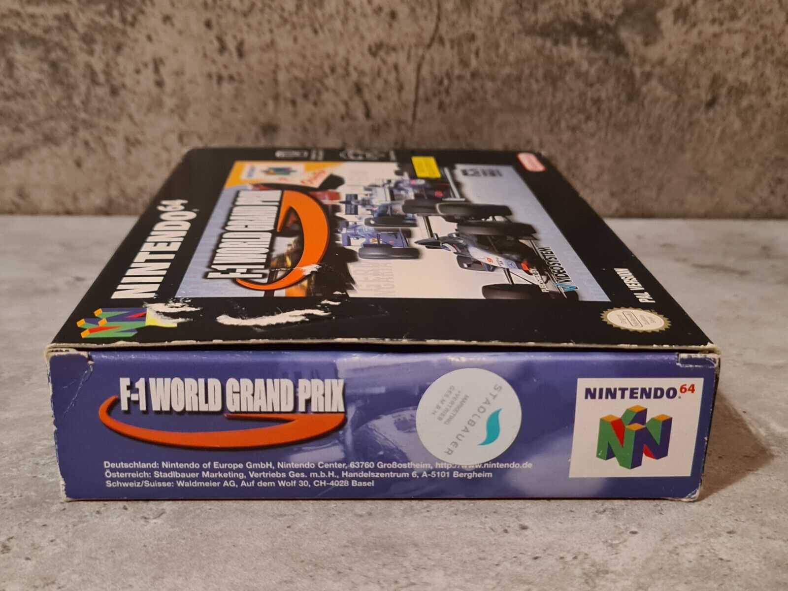 N64 Nintendo 64 F-1 World Grand Prix mit OVP und Anleitung NOE - T-Retro-Games 