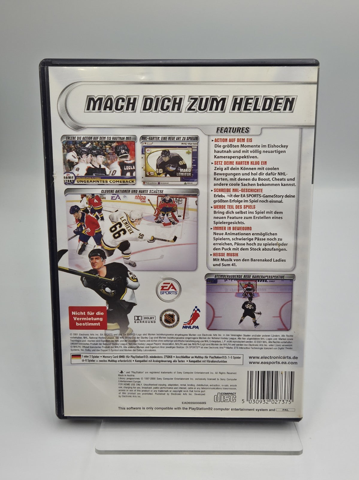 PS2 Playstation 2 NHL 2002 mit OVP und Anleitung Deutsch 