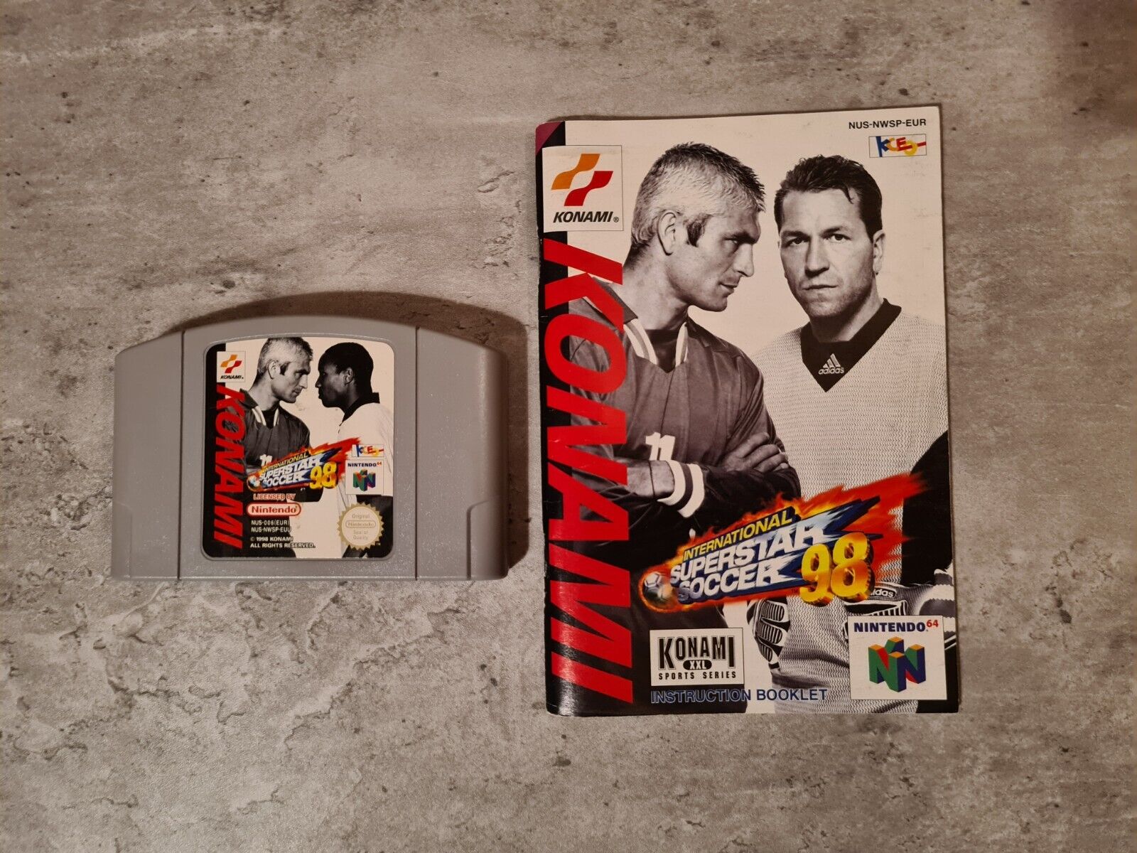 N64 Nintendo 64 International Superstar Soccer 98 mit OVP und Anleitung EUR - T-Retro-Games 