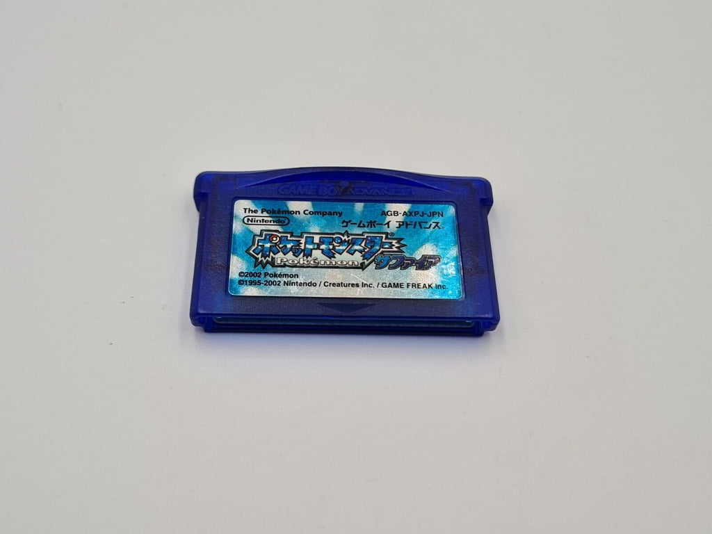 Nintendo Game Boy Advance Pokemon Sapphire mit OVP und Anleitung Japan NTSC-J - T-Retro-Games 