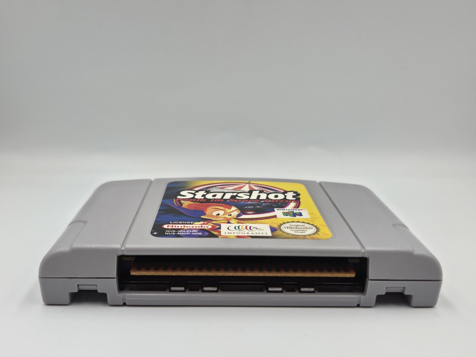 N64 Nintendo 64 Spiel Starshot Panik im Space Circus NOE Modul