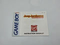 Game Boy Classic Jeep Jamboree Off-Road Adventure Instruction Booklet USA