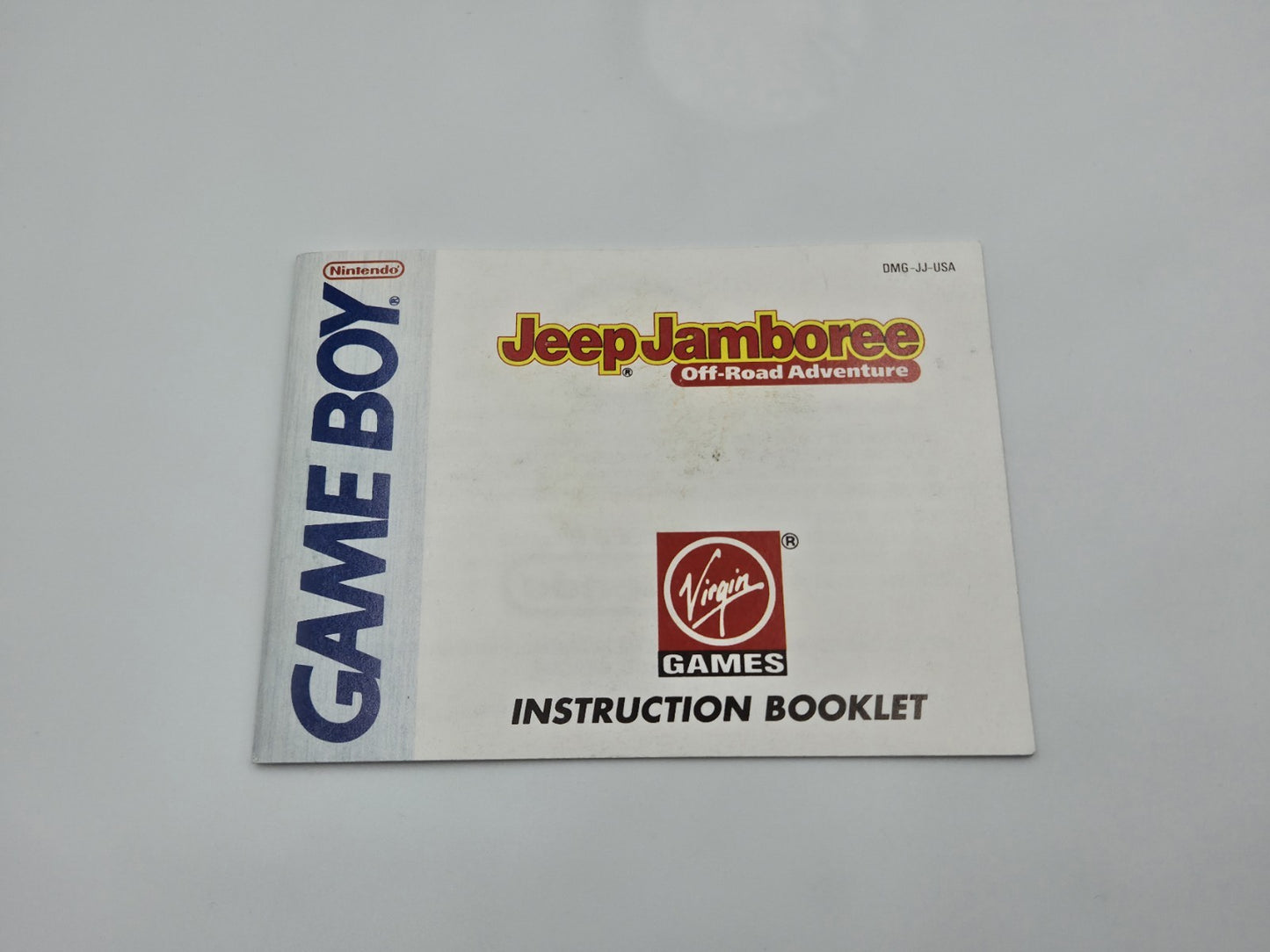 Game Boy Classic Jeep Jamboree Off-Road Adventure Instruction Booklet USA