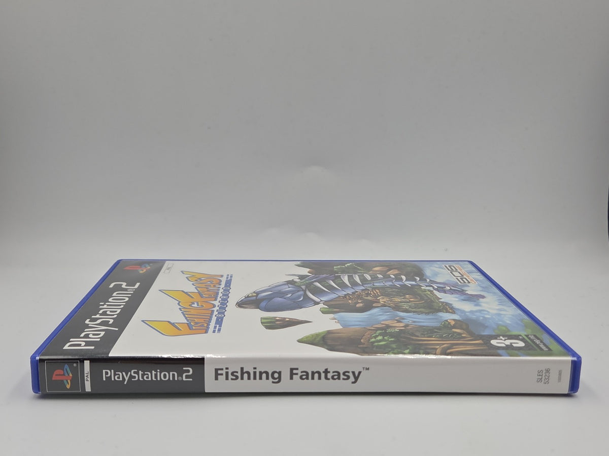 PS2 Playstation Spiel 2 Fishing Fantasy mit OVP und Anleitung Multilingual