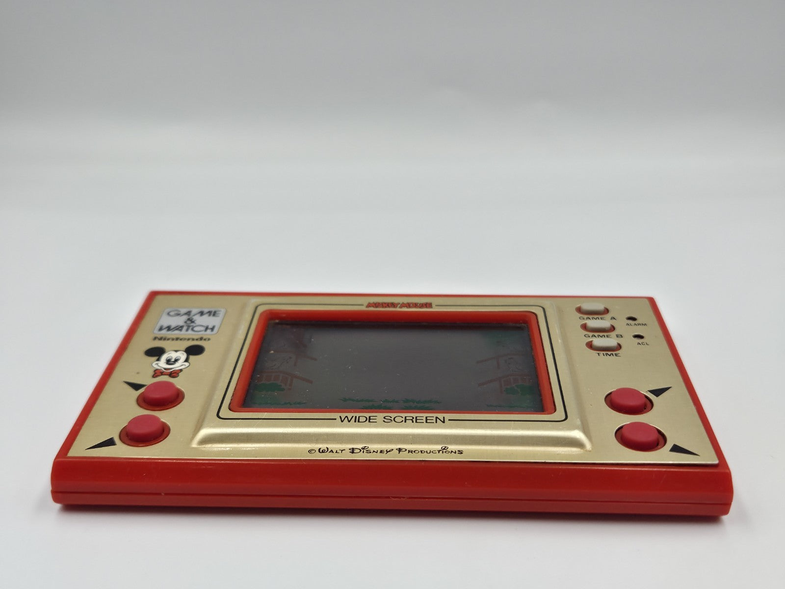 Nintendo Game & Watch Mickey Mouse Konsole Console 1981 Wide Screen