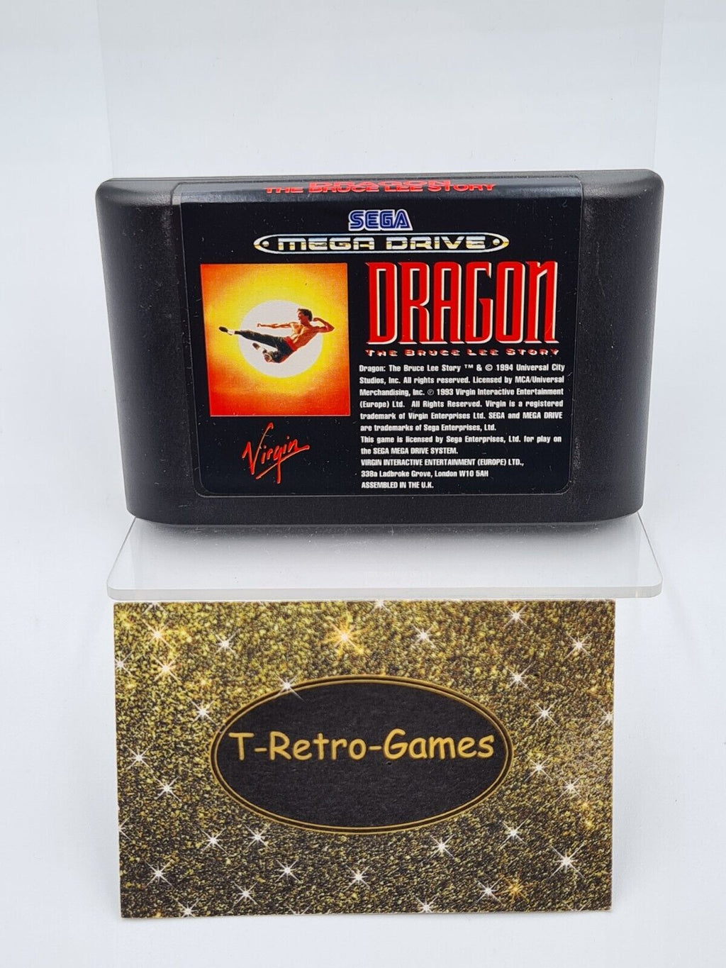 Sega Mega Drive Dragon The Bruce Lee Story Modul - T-Retro-Games 