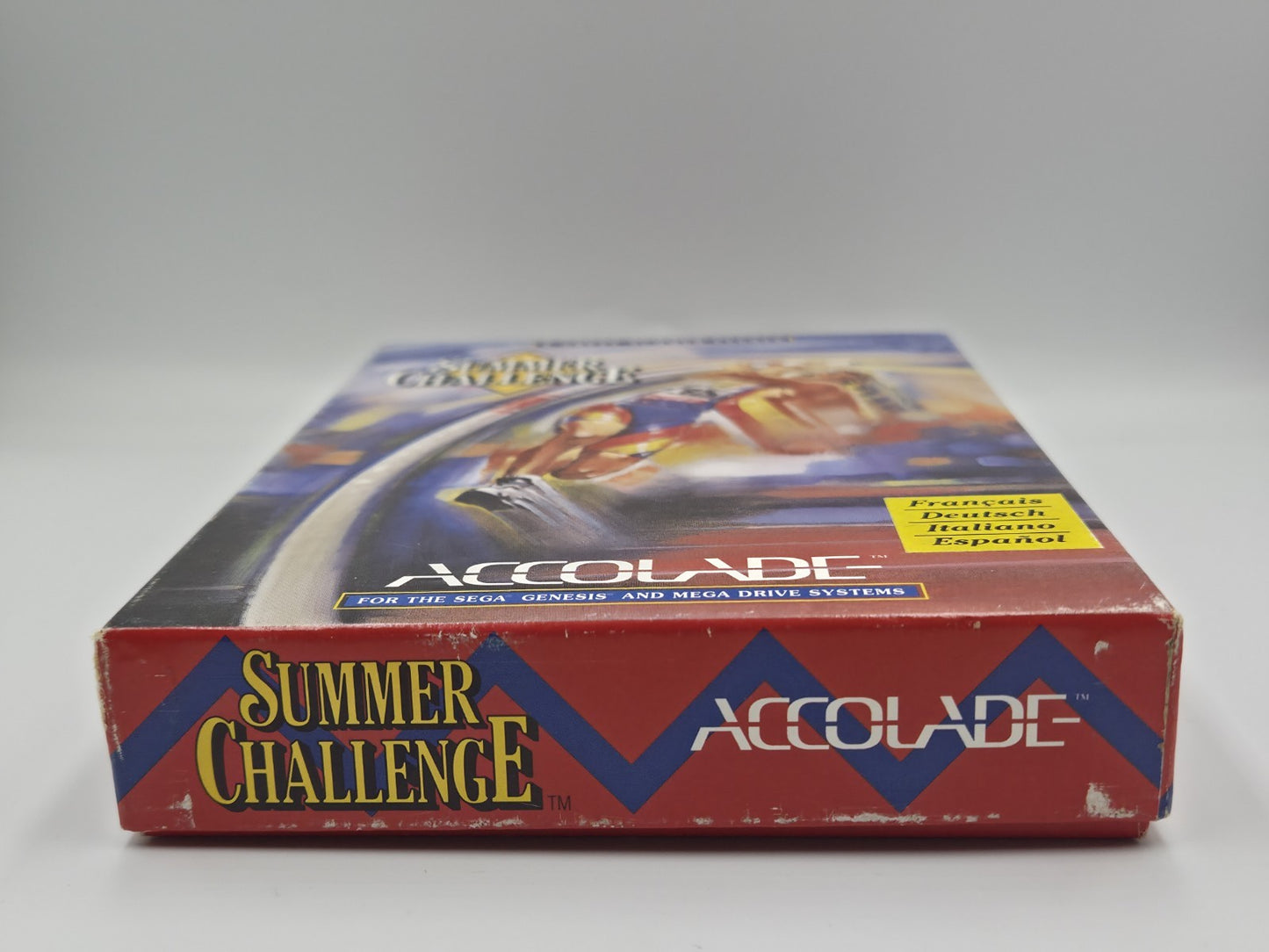 Sega Mega Drive Spiel Summer Challenge mit OVP und Anleitung Multilingual 