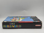 SNES Super Nintendo Spiel Super Mario World mit  OVP und Anleitung NOE