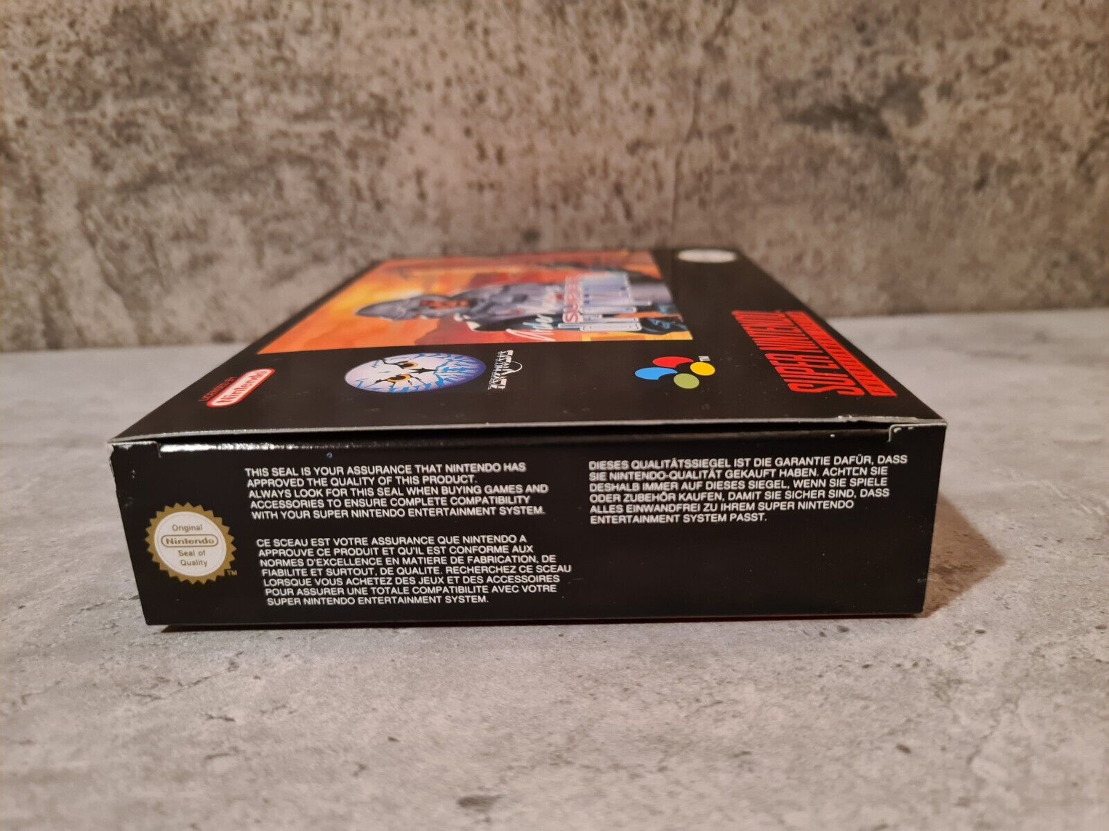 SNES Super Nintendo Super Dropzone mit OVP und Anleitung EUR - T-Retro-Games 