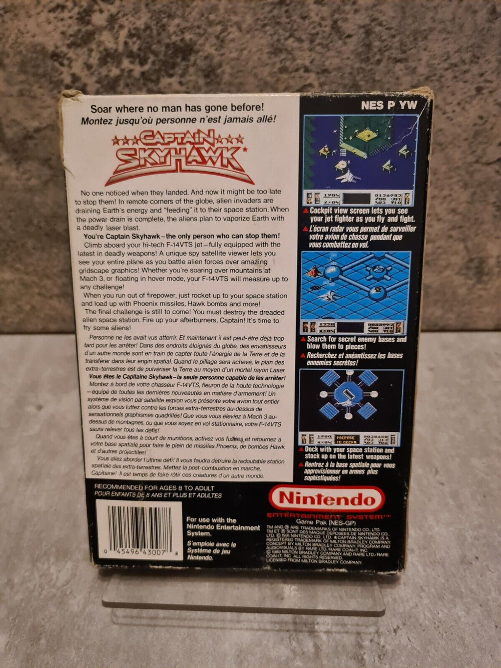 NES Captain Skyhawk mit OVP und Anleitung FAH - T-Retro-Games 