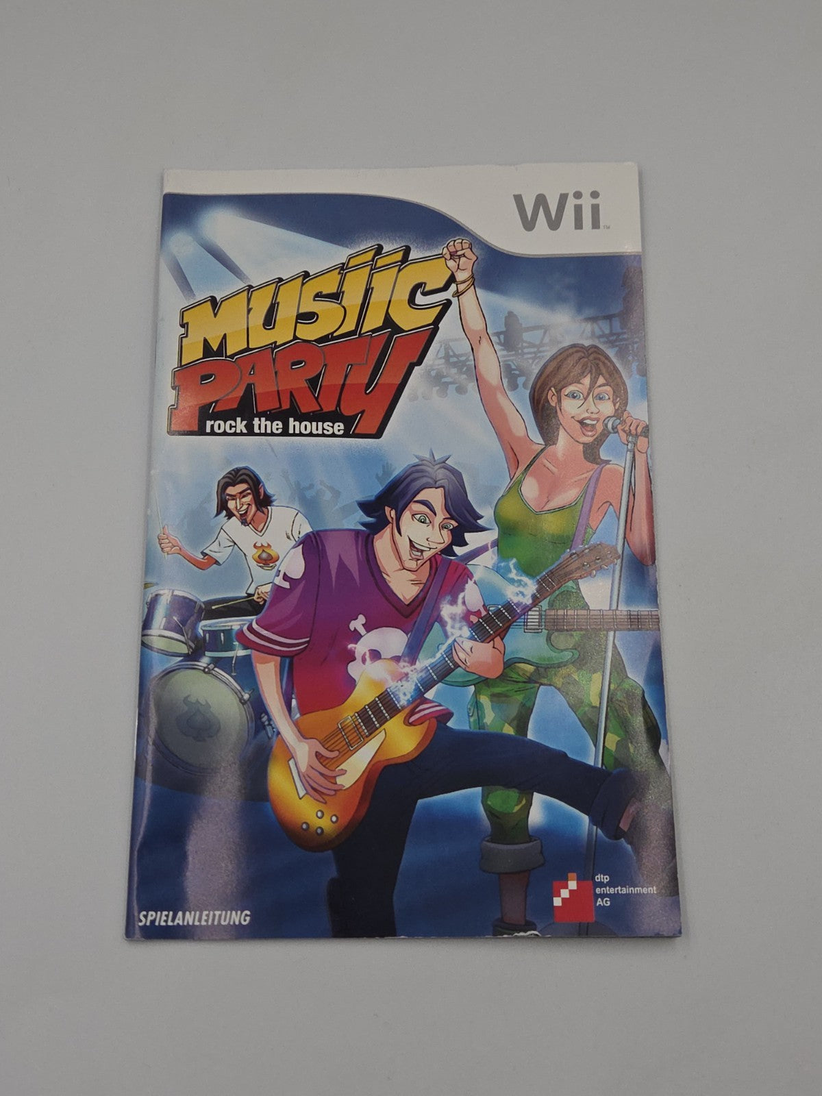 Nintendo Wii Spiel Musiic Party rock the house mit OVP und Anleitung NOE