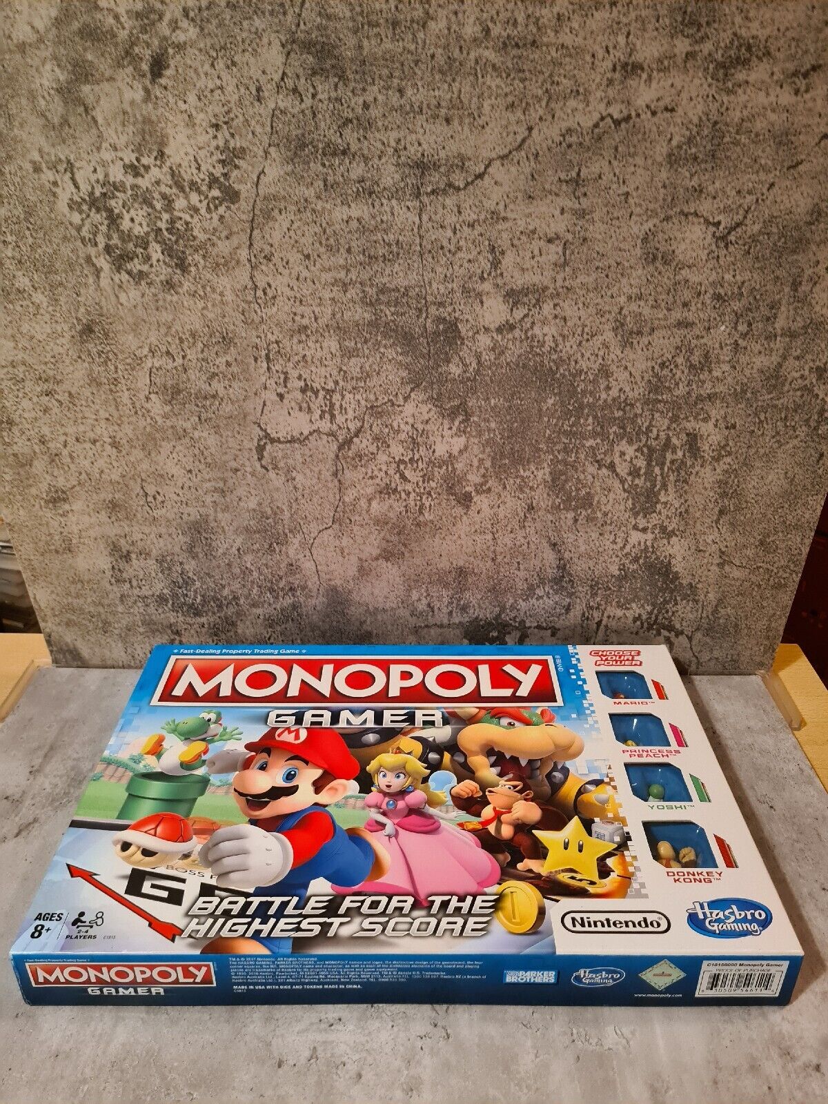 Monopoly Gamer Super Mario Hasbro Sealed Neu New Englisch English - T-Retro-Games 