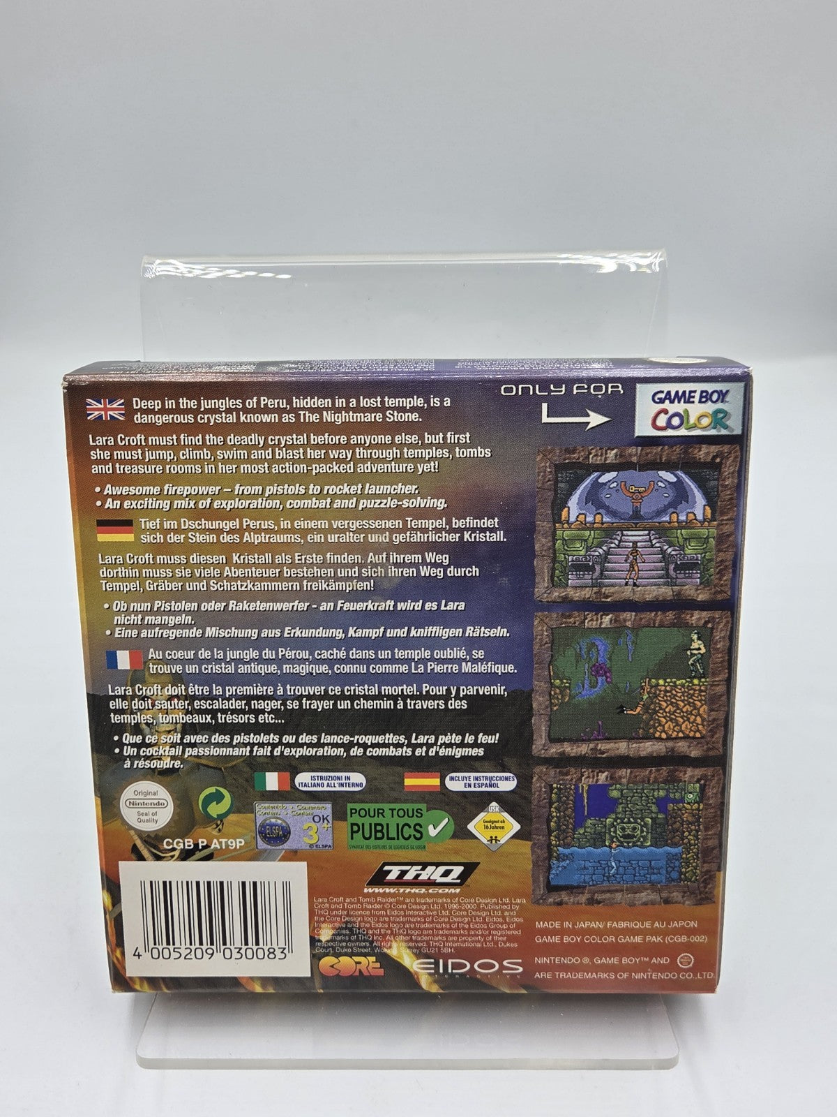 Nintendo Game Boy Color Tomb Raider mit OVP und Anleitung EUR