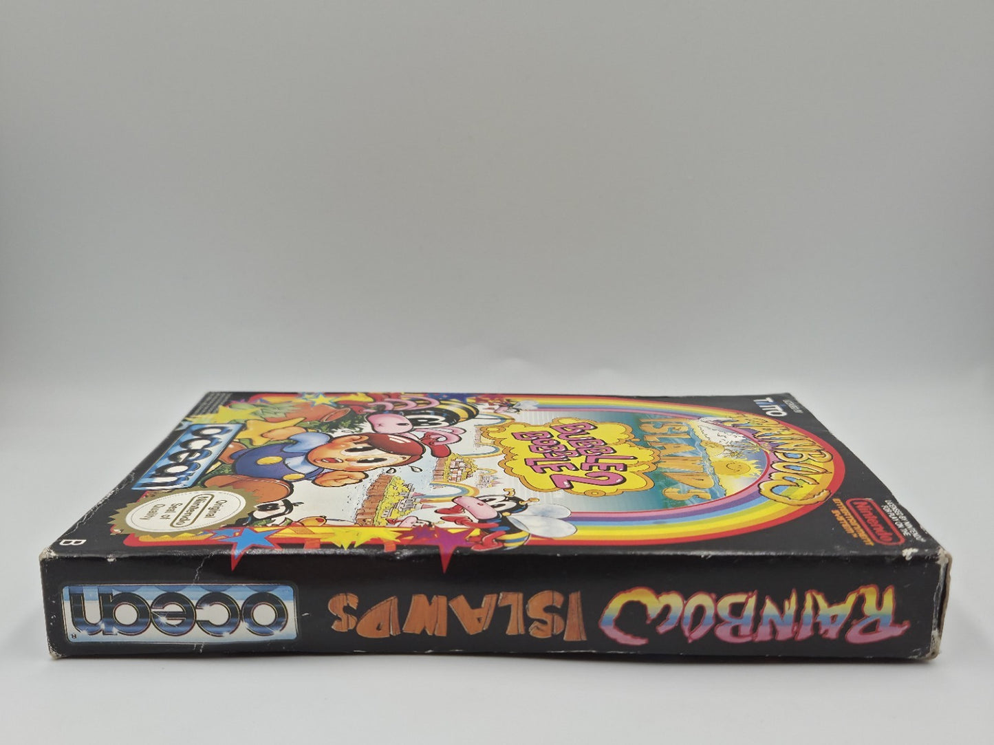  NES Rainbow Islands Bubble Bobble 2 mit OVP und Anleitung FRA