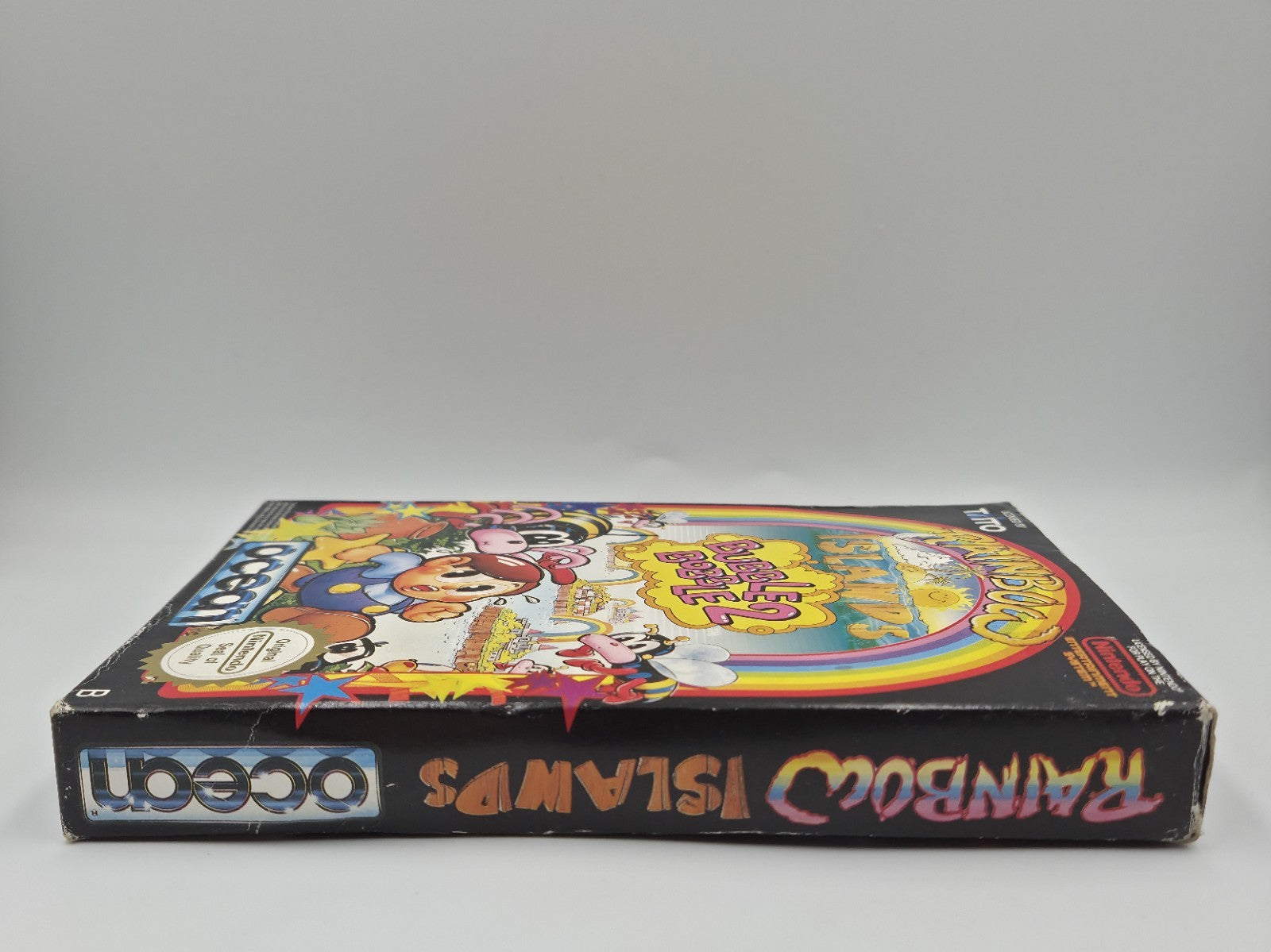  NES Rainbow Islands Bubble Bobble 2 mit OVP und Anleitung FRA