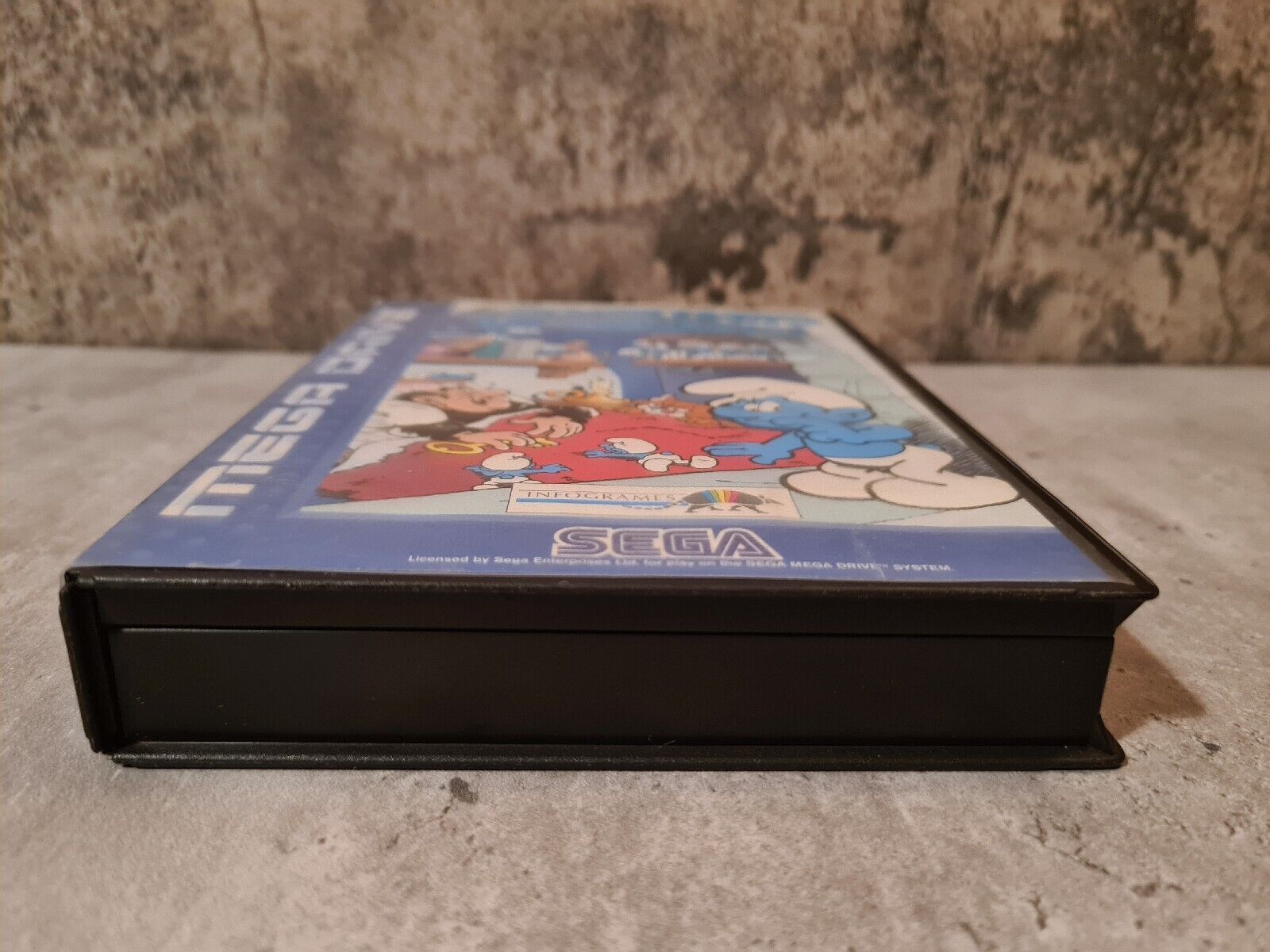 Sega Mega Drive Les Schtroumpfs The Smurfs mit OVP und Anleitung Multi Language - T-Retro-Games 