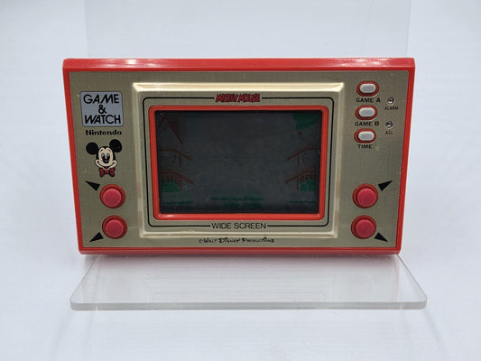 Nintendo Game & Watch Mickey Mouse Konsole Console 1981 Wide Screen
