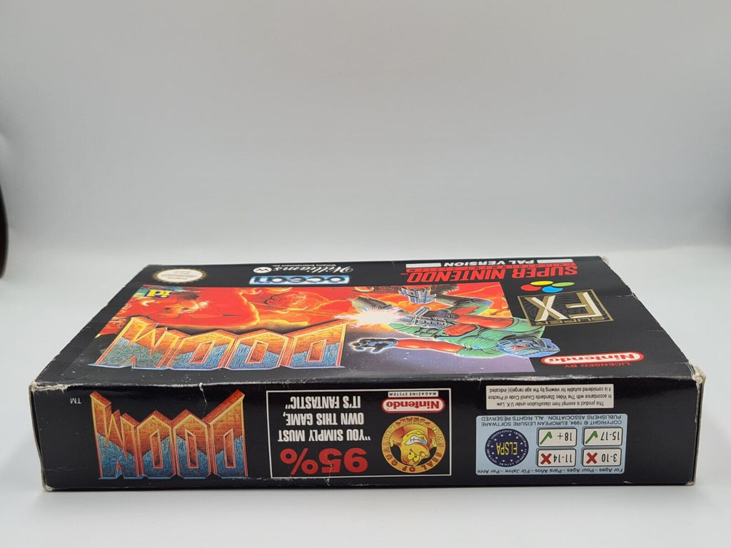SNES Super Nintendo Doom mit OVP und Anleitung UKV - T-Retro-Games 